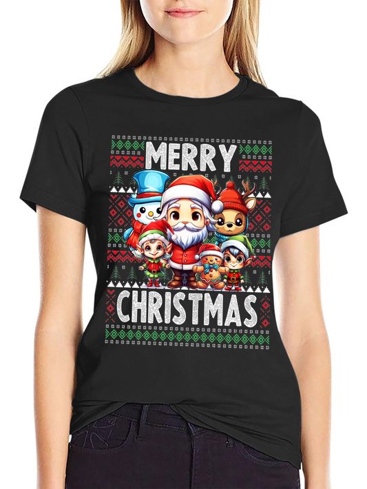 Merry Christmas Cartoon T-Shirt