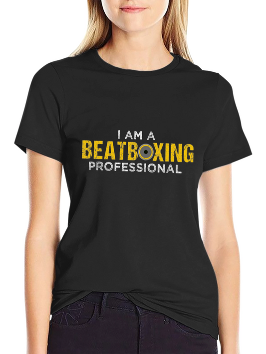 I Am A Beatboxing Professional Black T-Shirt