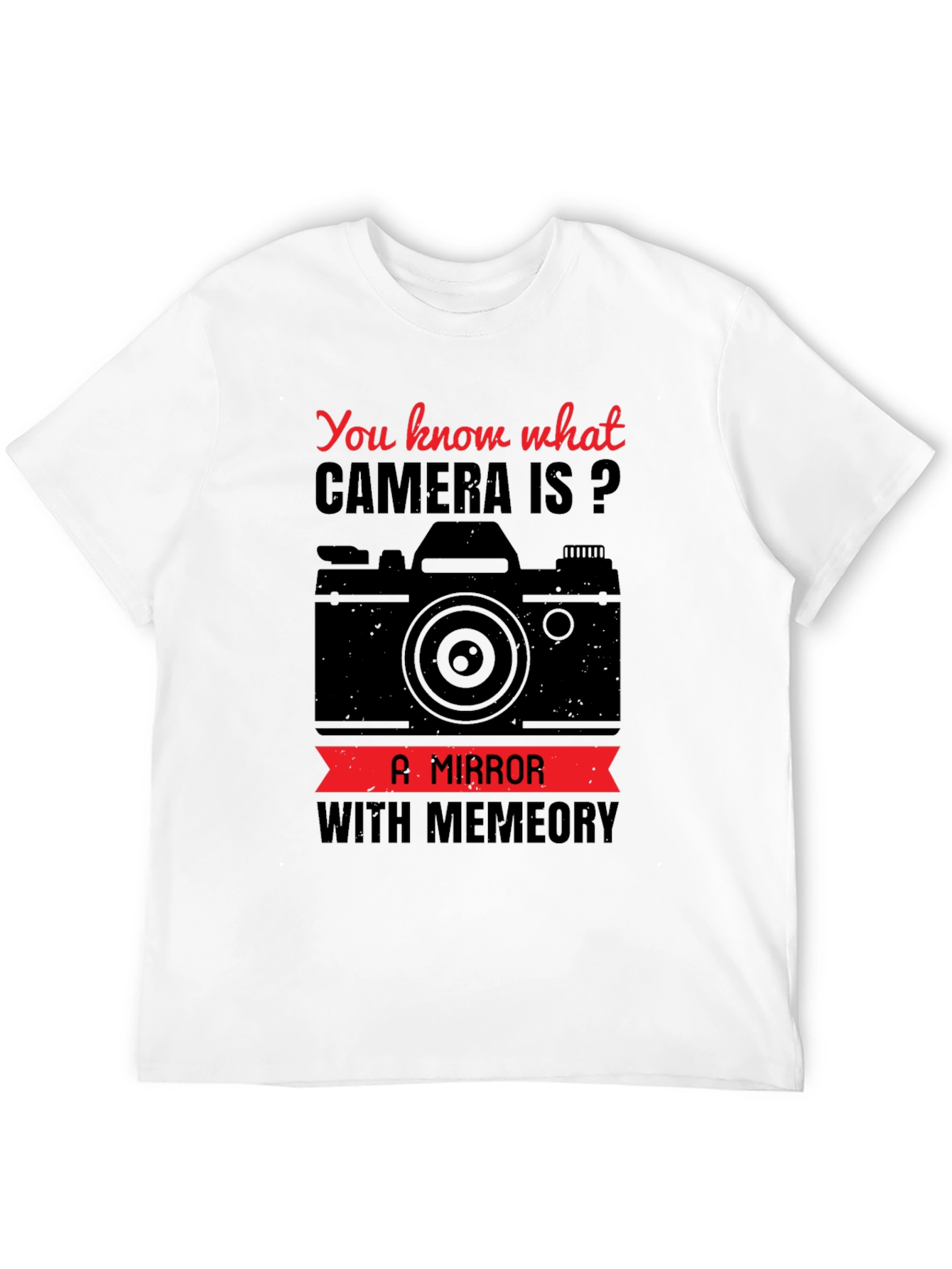 Camera Mirror With Memory T-Shirt