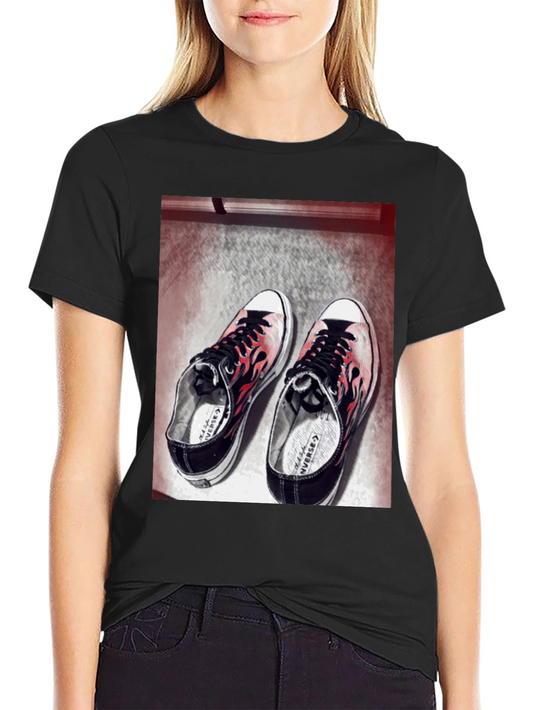 Flame Converse Graphic T-Shirt