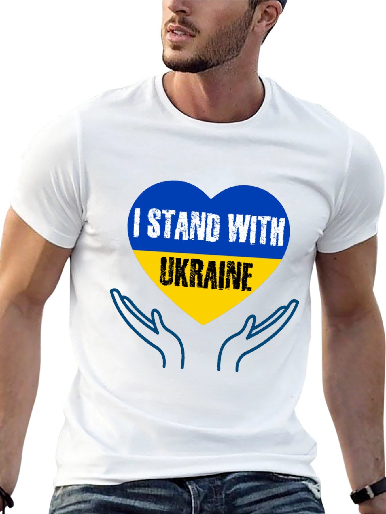 I Stand With Ukraine Graphic T-Shirt