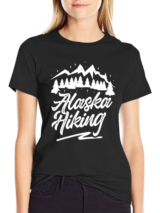 Alaska Hiking T-Shirt - Mountain & Forest Design