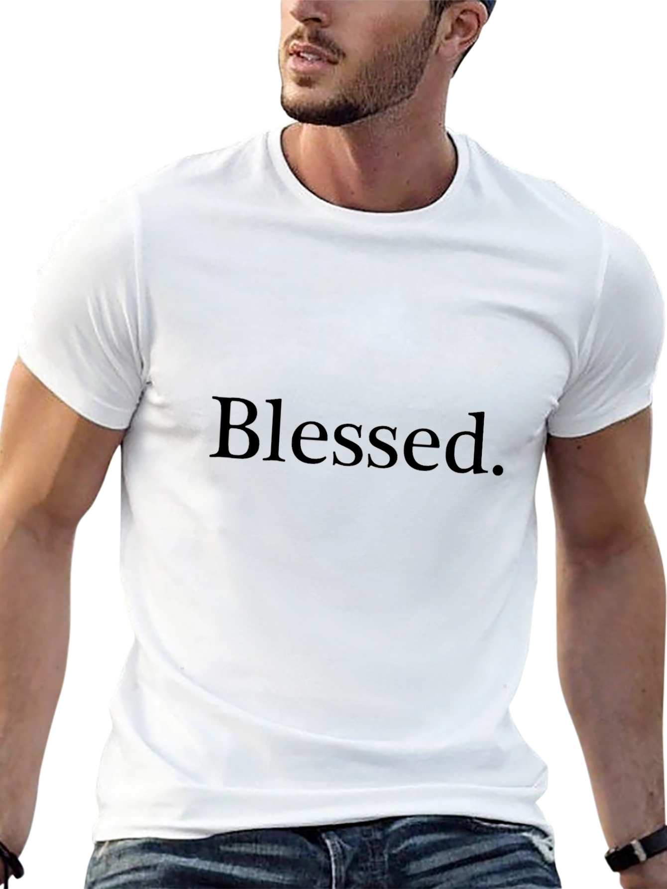 Blessed Black T-Shirt - Stylish & Comfortable