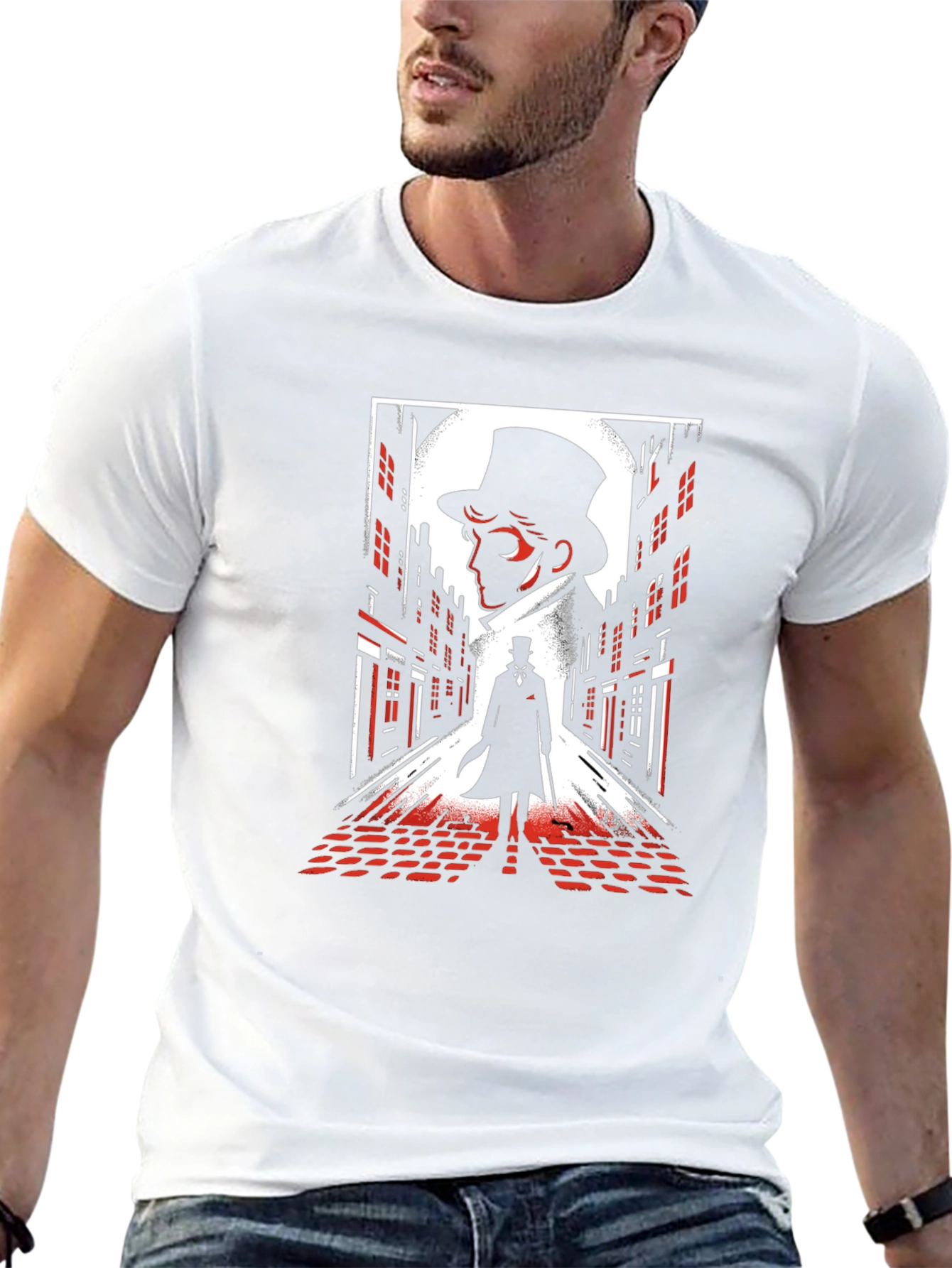 Jack the Ripper Graphic Tee - Mens Black T-Shirt