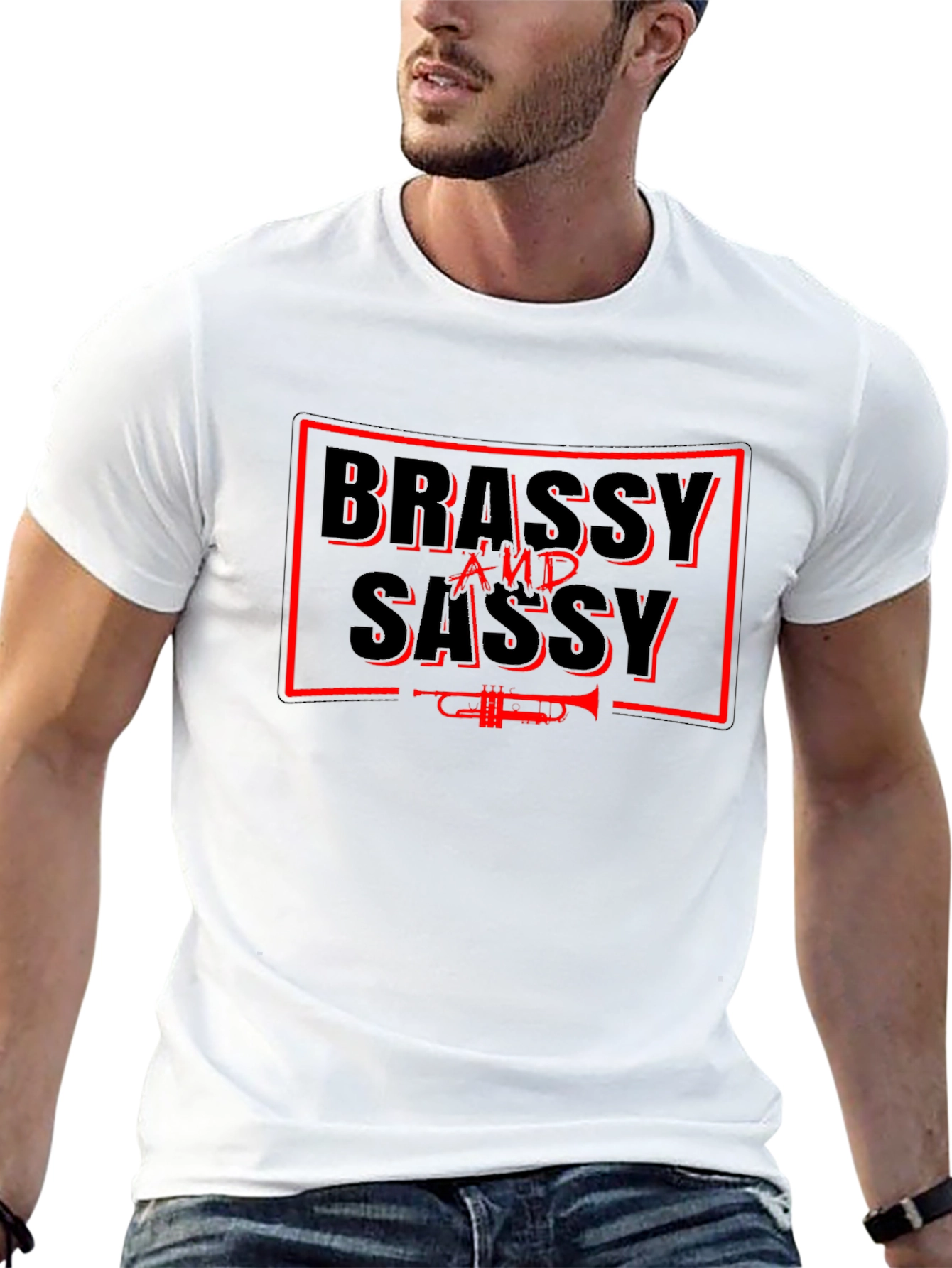 Brassy & Sassy Graphic Tee - Black T-Shirt