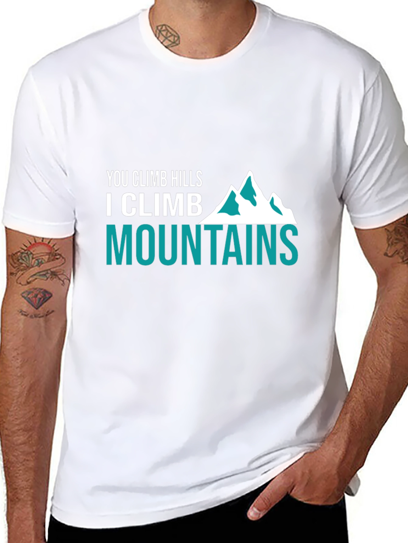 Climb Mountains Graphic Tee | Adventurer T-Shirt