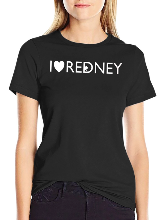 I Heart Redney T-Shirt - Black Graphic Tee