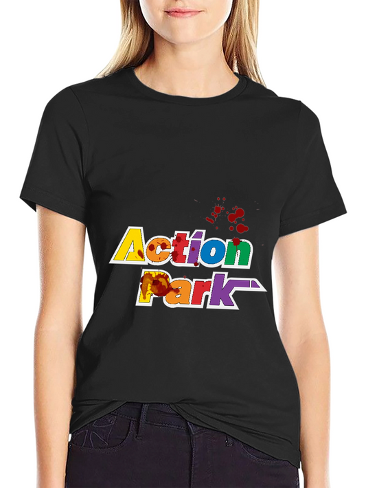 Action Park T-Shirt Black Graphic Tee