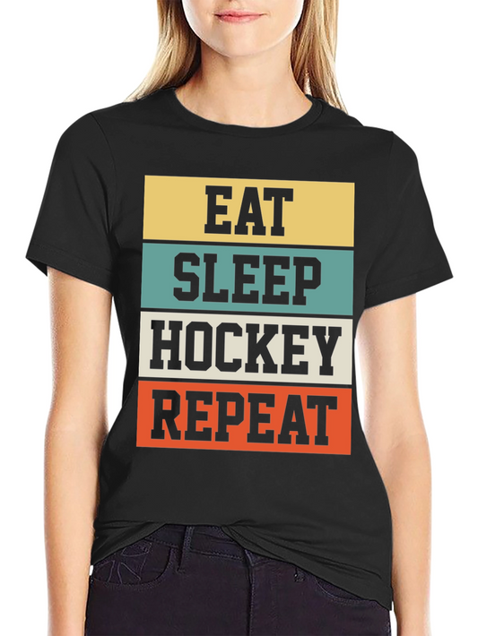 Eat Sleep Hockey Repeat T-Shirt