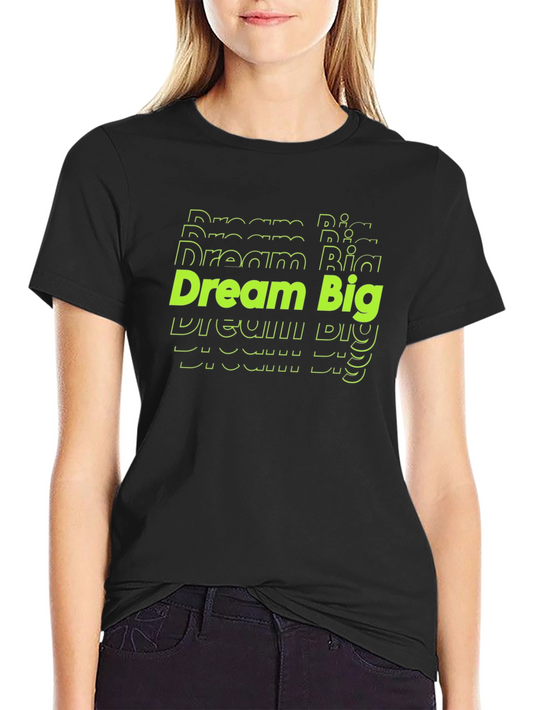 Dream Big Graphic Tee - Black