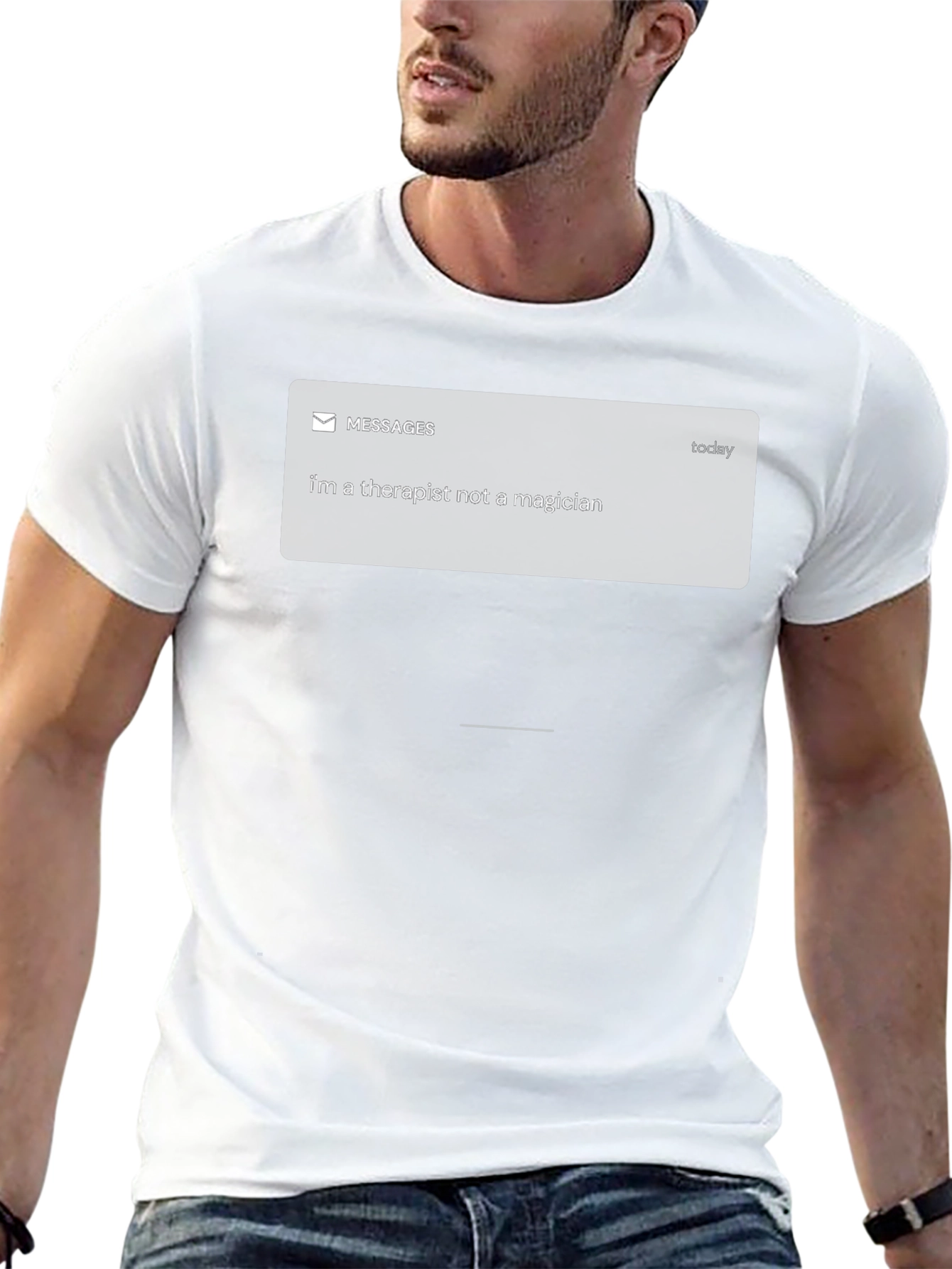 Therapist Not Magician T-Shirt - Funny Sarcastic Tee