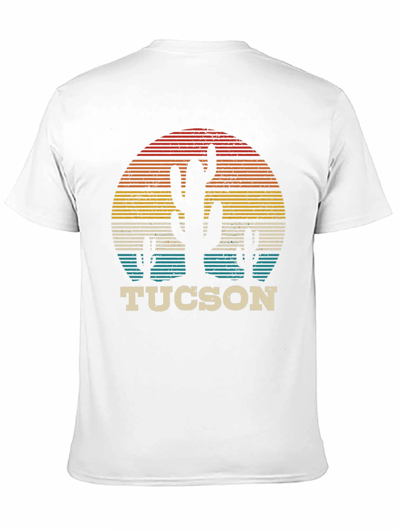 Tucson Cactus Sunset Graphic T-Shirt