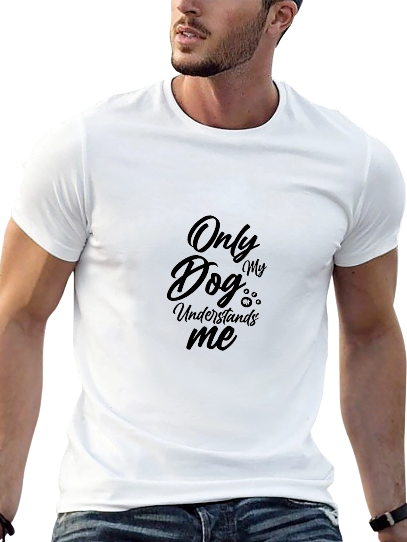 Dog Lover T-Shirt - Only My Dog Understands Me
