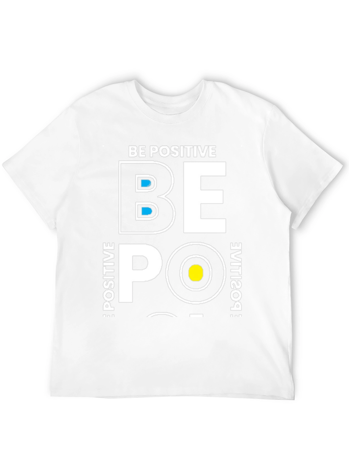 Be Positive Graphic T-Shirt - Black