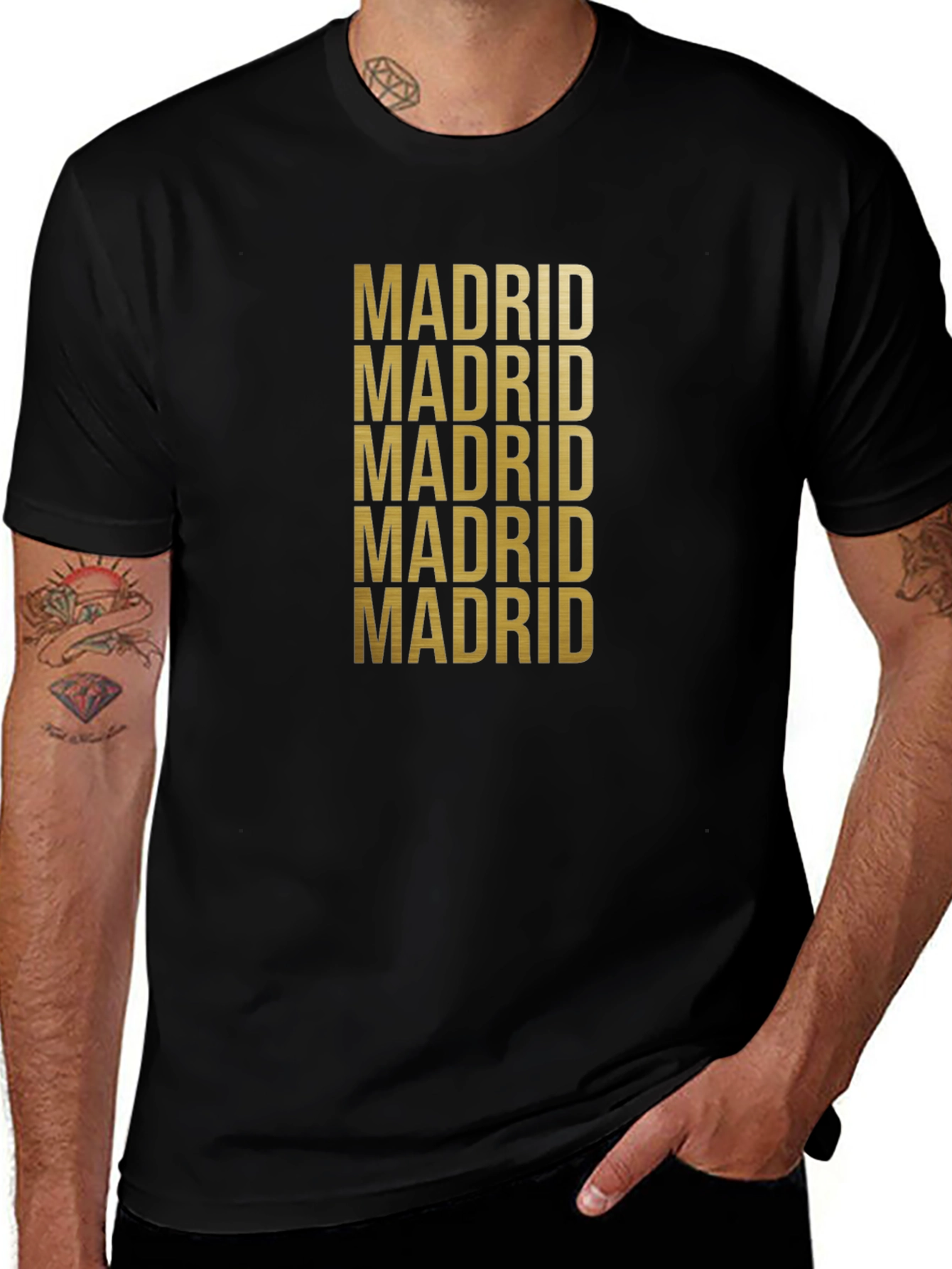 Madrid Graphic Tee - Stylish City Pride