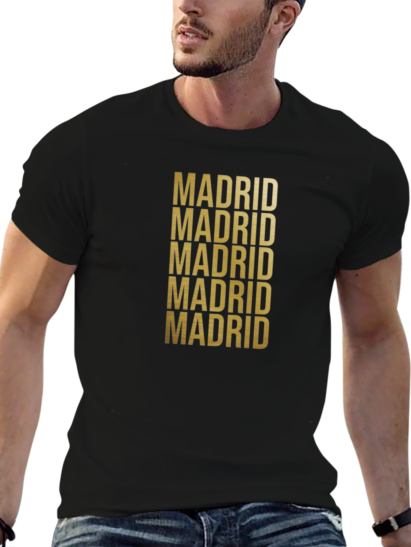Madrid Graphic Tee - Stylish City Pride
