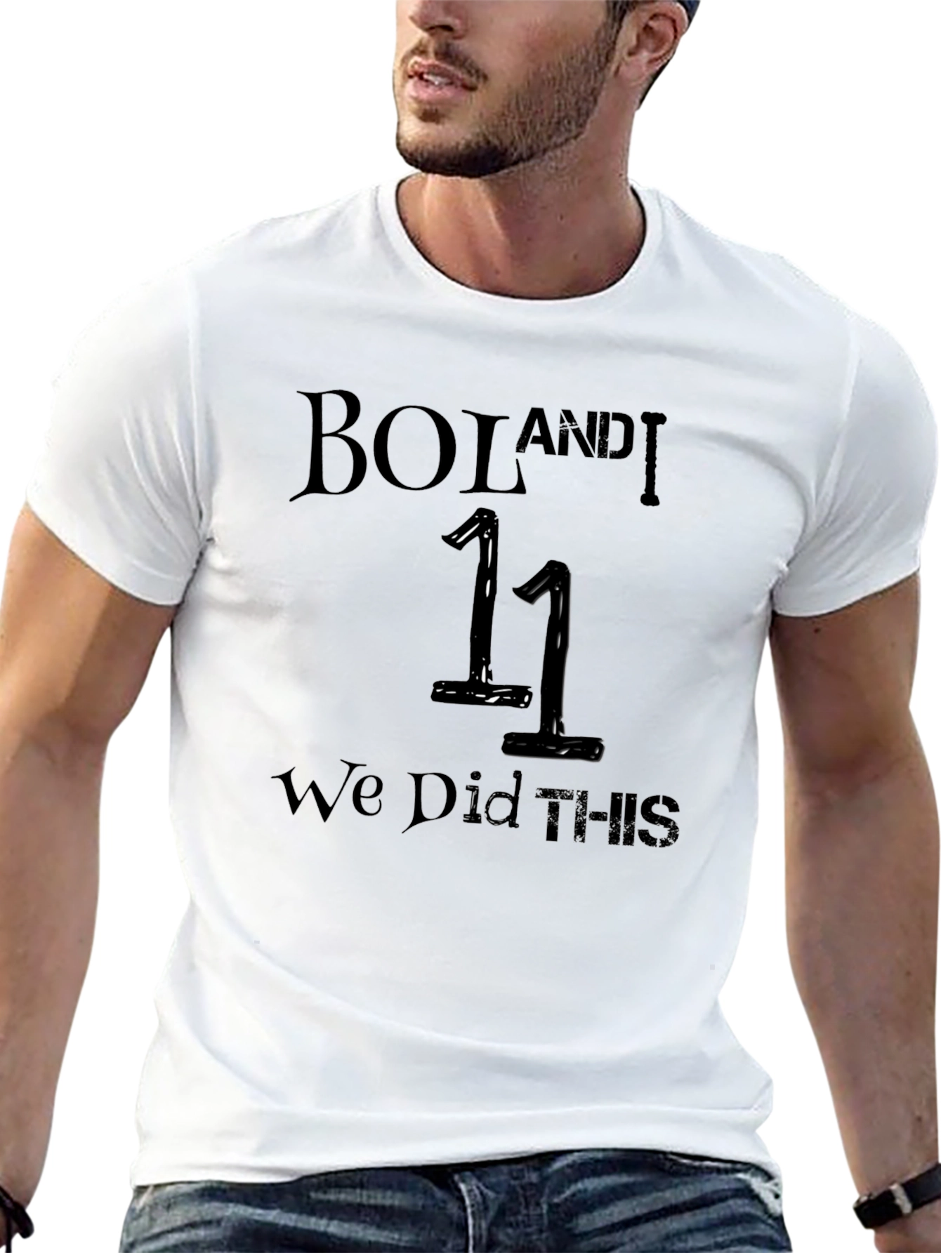 Boi and I Black Graphic Tee
