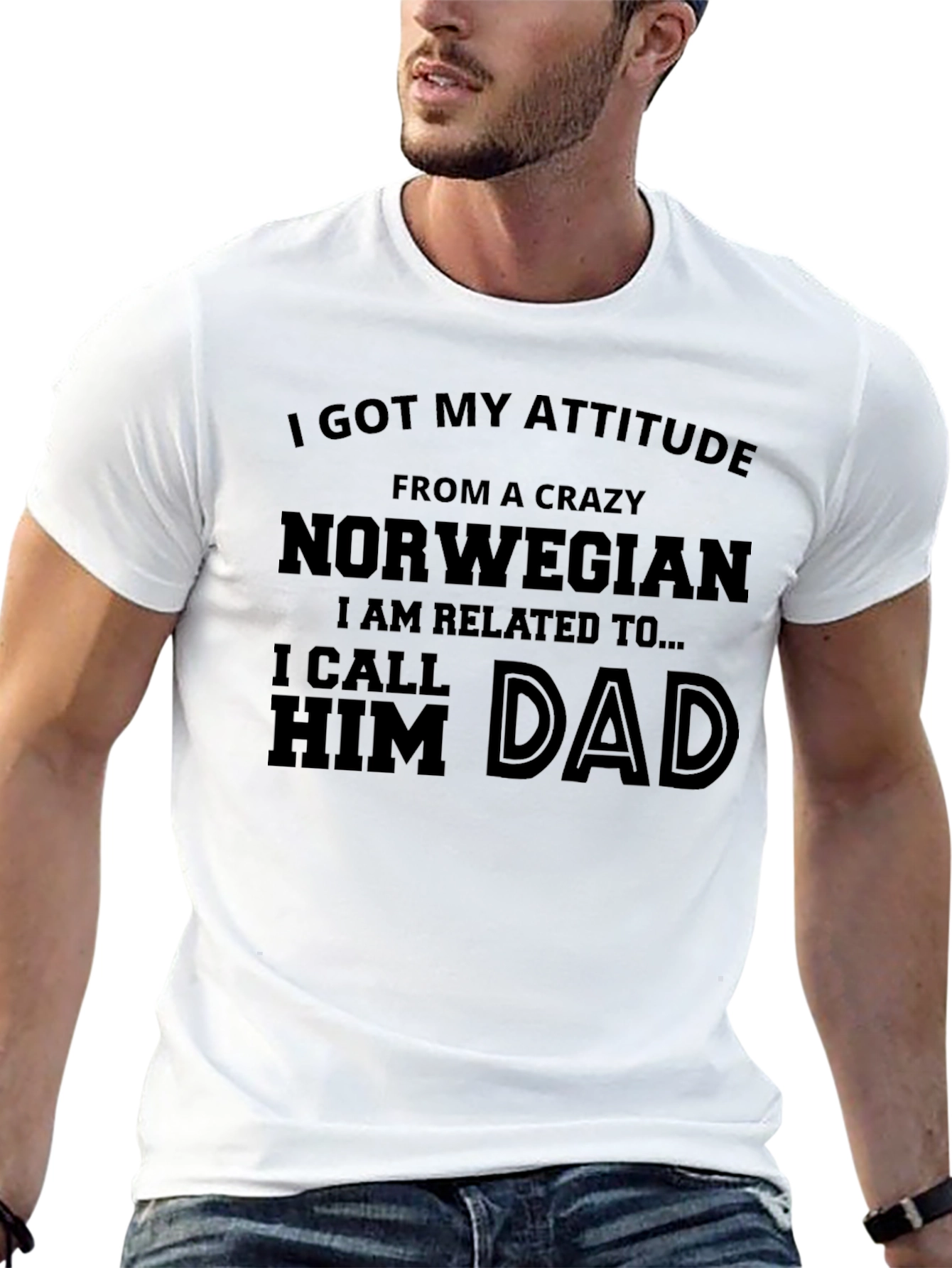 Crazy Norwegian Dad T-Shirt