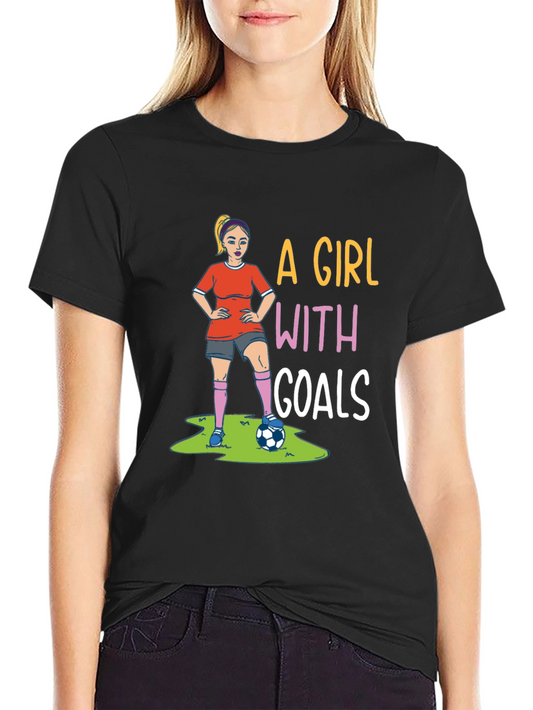 Girl with Goals Graphic T-Shirt