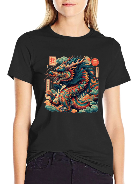 Dragon Graphic Tee - Bold Artistic Statement