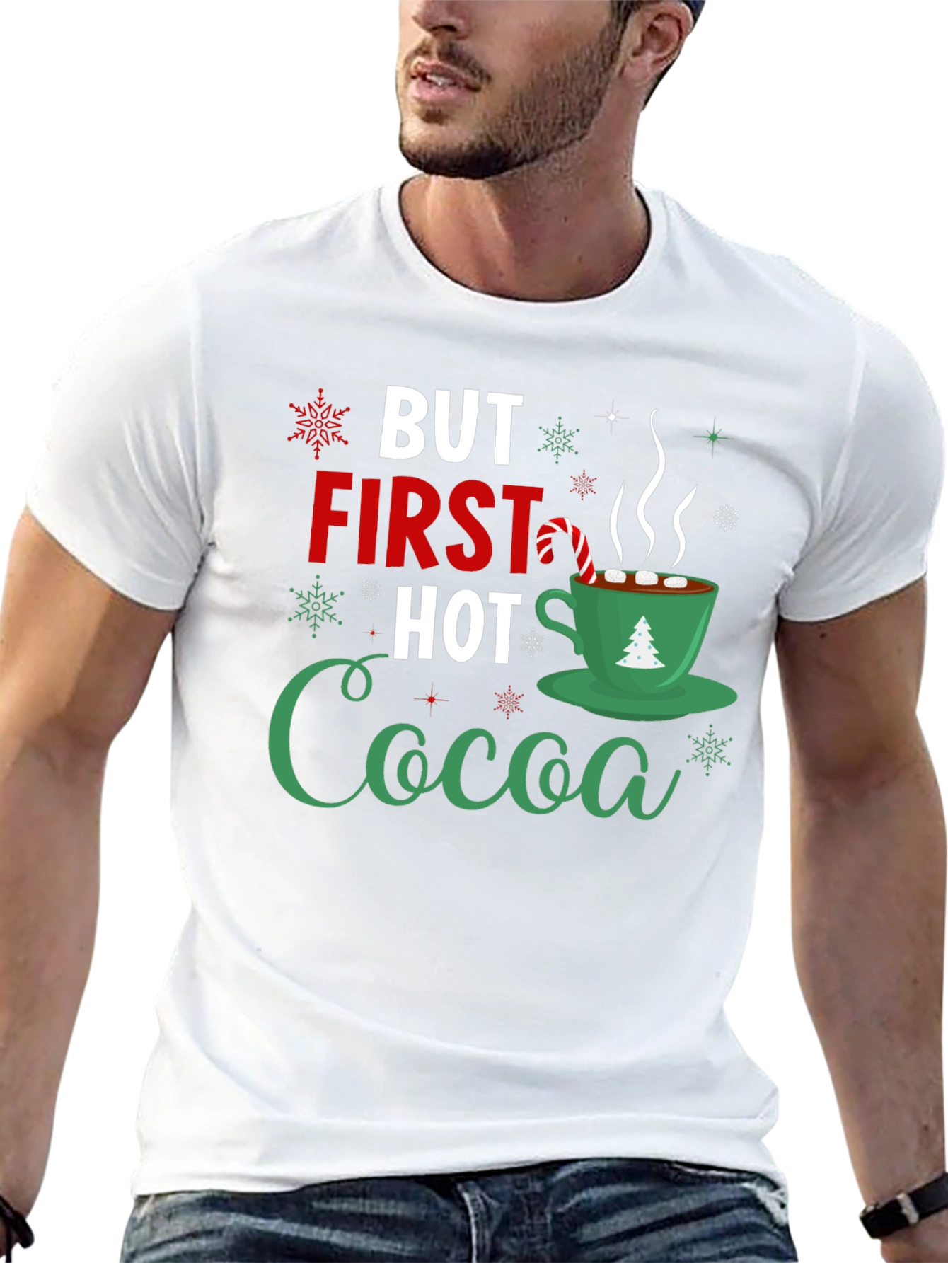 But First Hot Cocoa Holiday T-Shirt