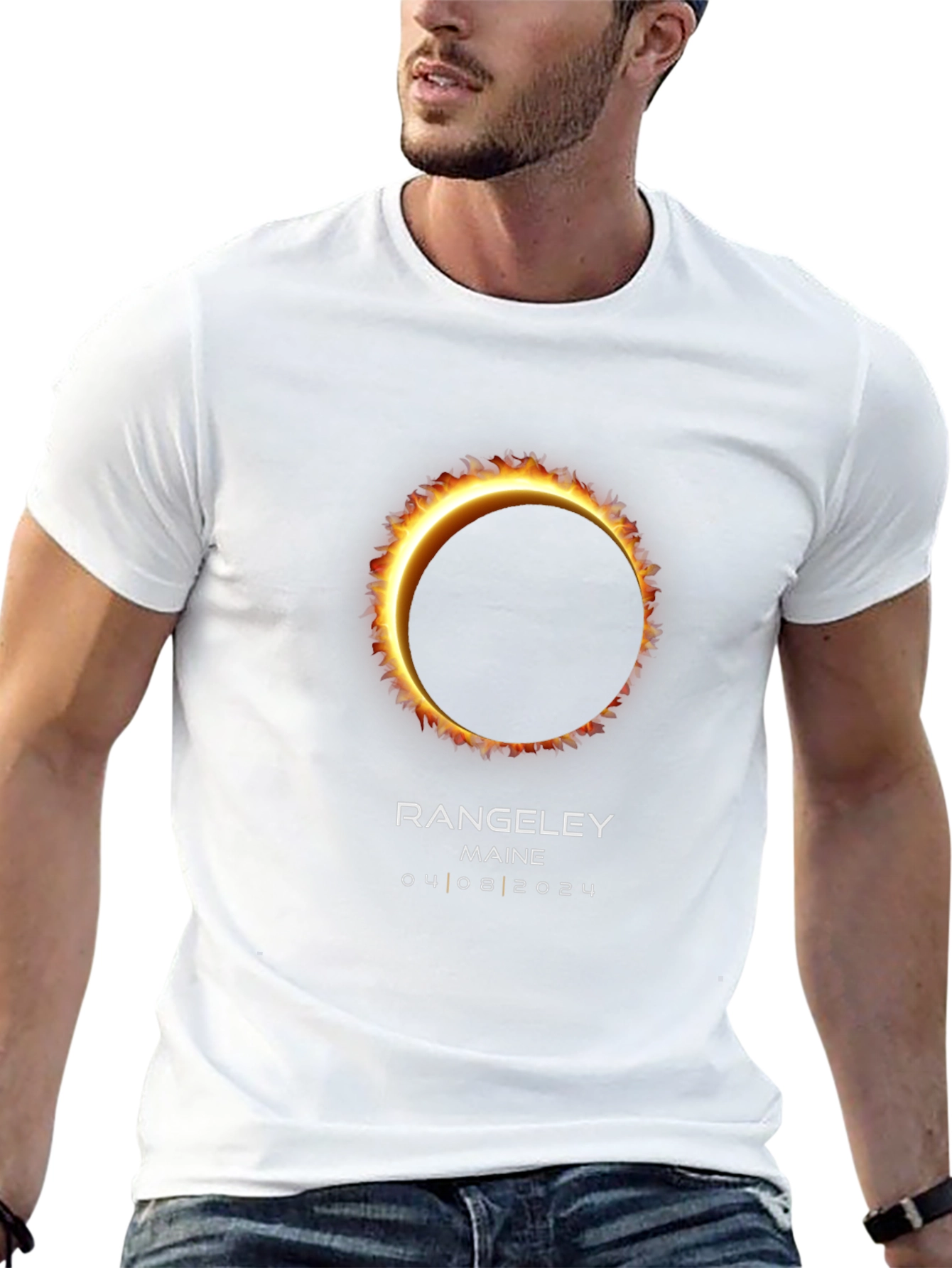 Rangeley Maine 2024 Solar Eclipse T-Shirt