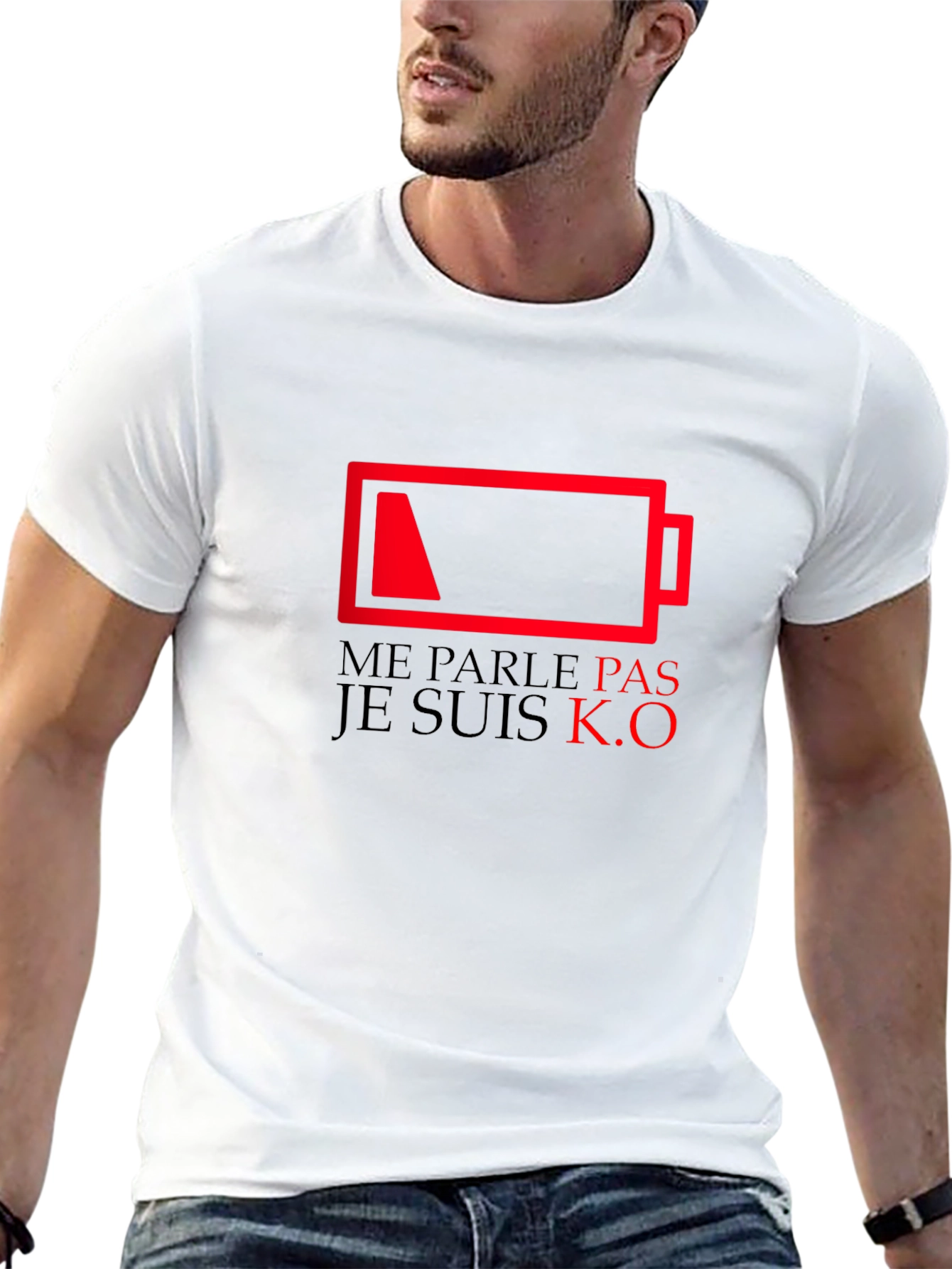 Me Parle Pas Je Suis K.O. Graphic Tee