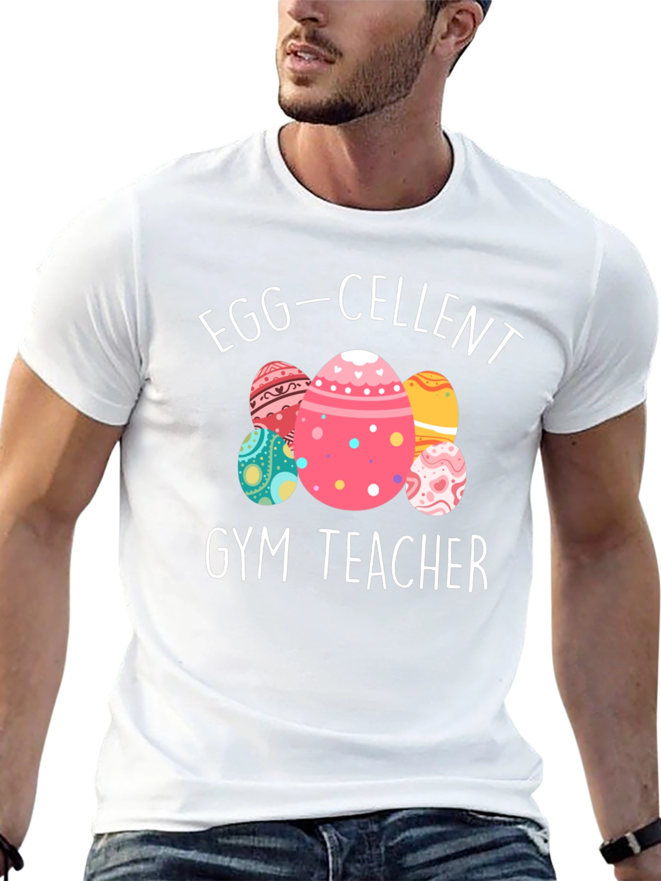 Egg-cellent Gym Teacher Easter T-Shirt