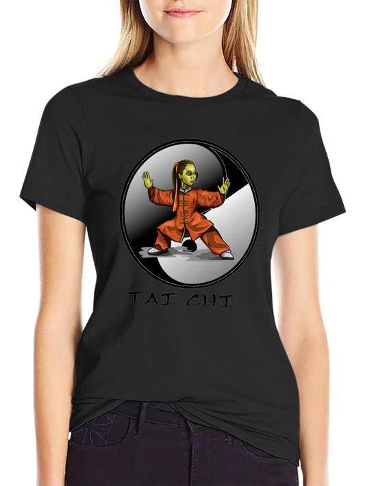 Tai Chi Graphic T-Shirt - Martial Arts Yin Yang Design