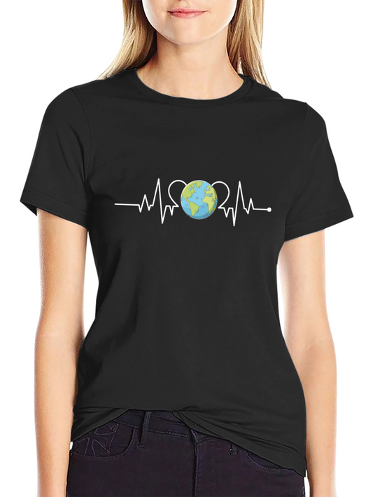 Earth Vitals Graphic Tee - Love Our Planet T-Shirt