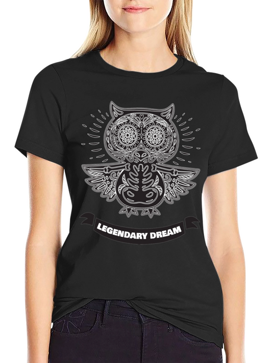 Legendary Dream Owl T-Shirt - Black