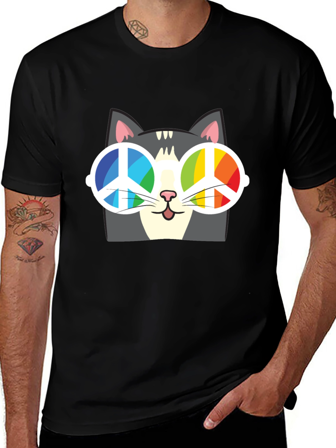 Peace Cat T-Shirt