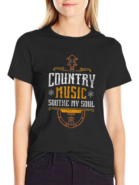 Country Music Graphic T-Shirt - Soothe My Soul