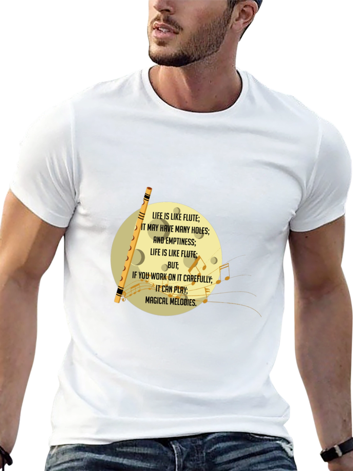 Life is Like Flute T-Shirt