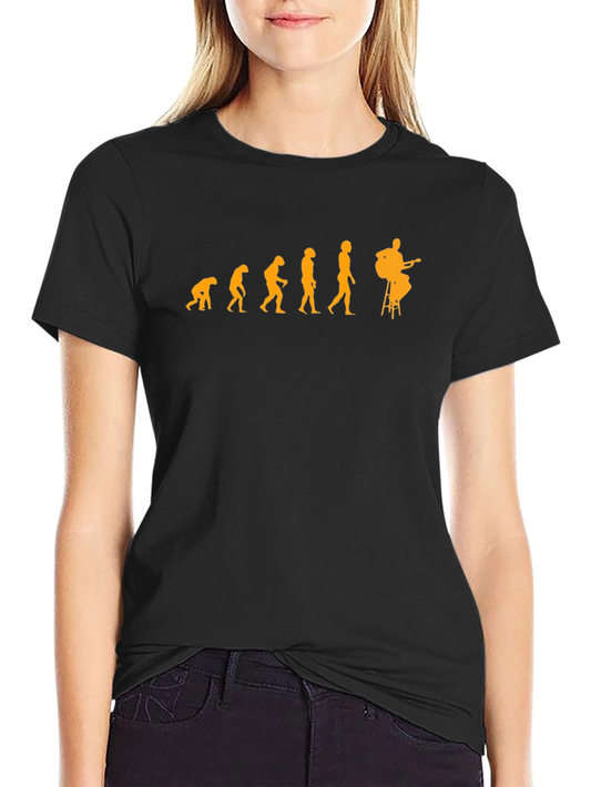 Evolution of Music T-Shirt - Black Cotton Tee