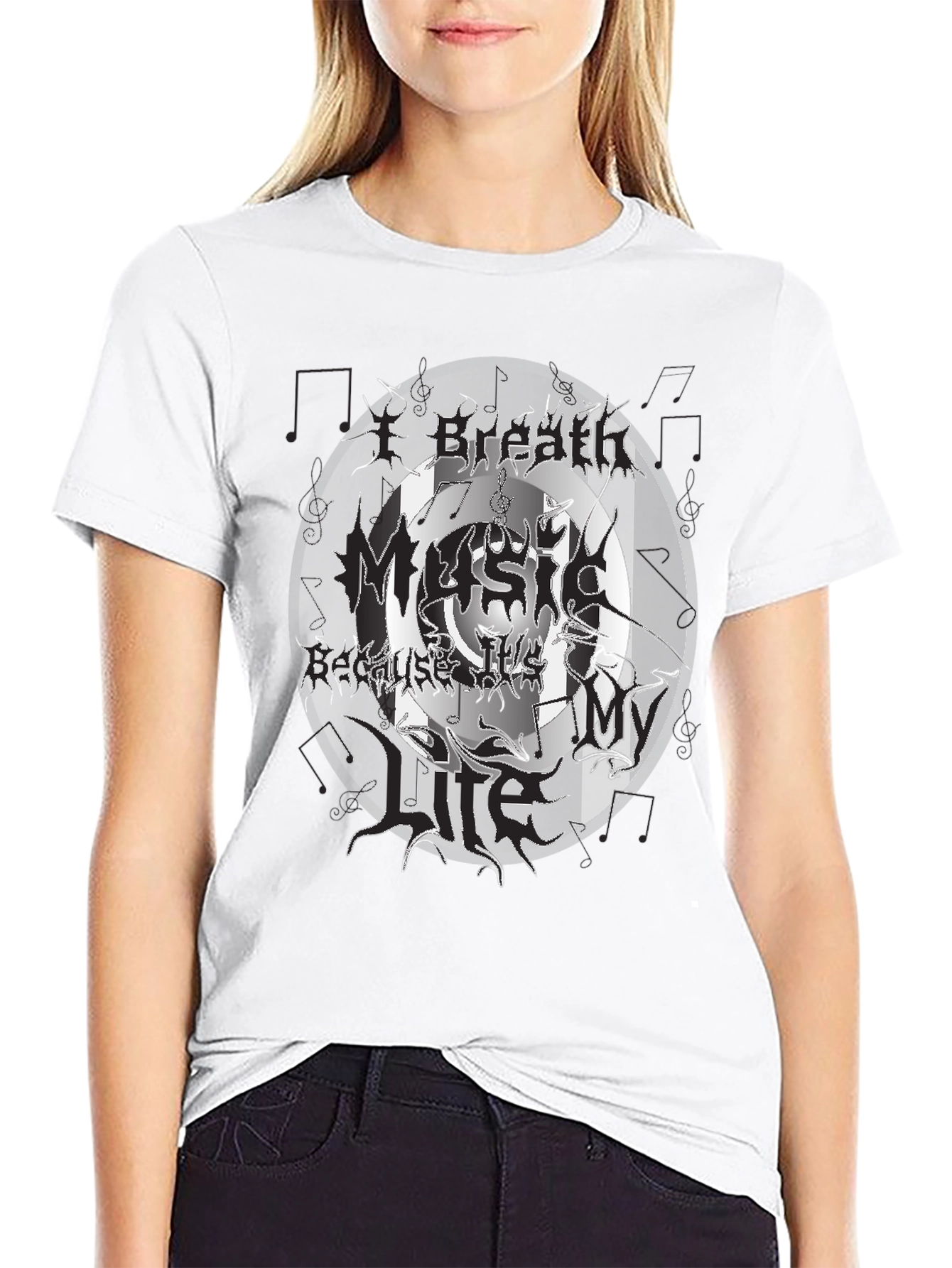 Black Music My Life Graphic Tee