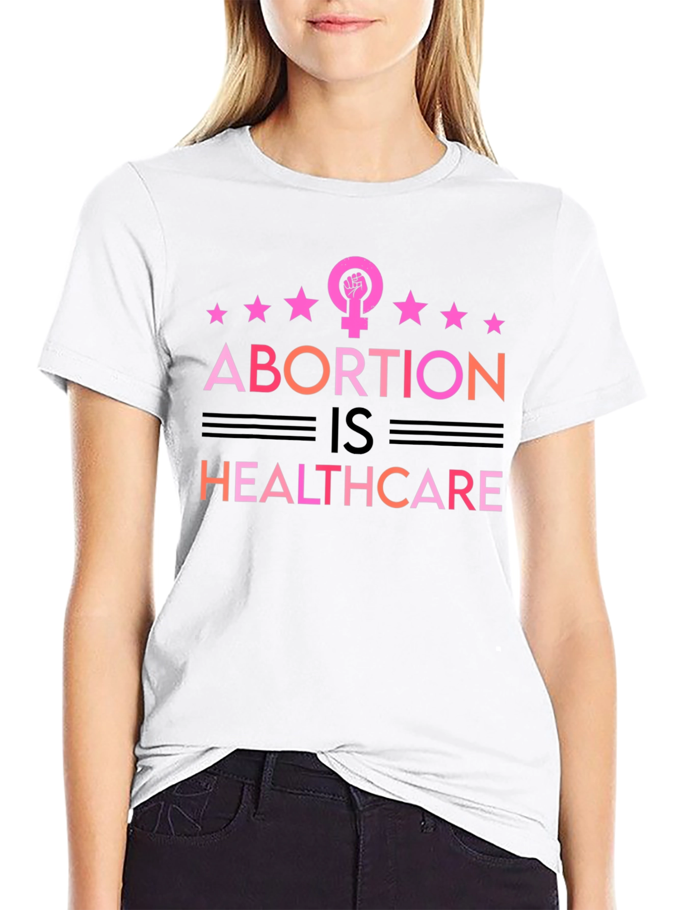 Abortion is Healthcare T-Shirt Pro Choice Feminist Tee