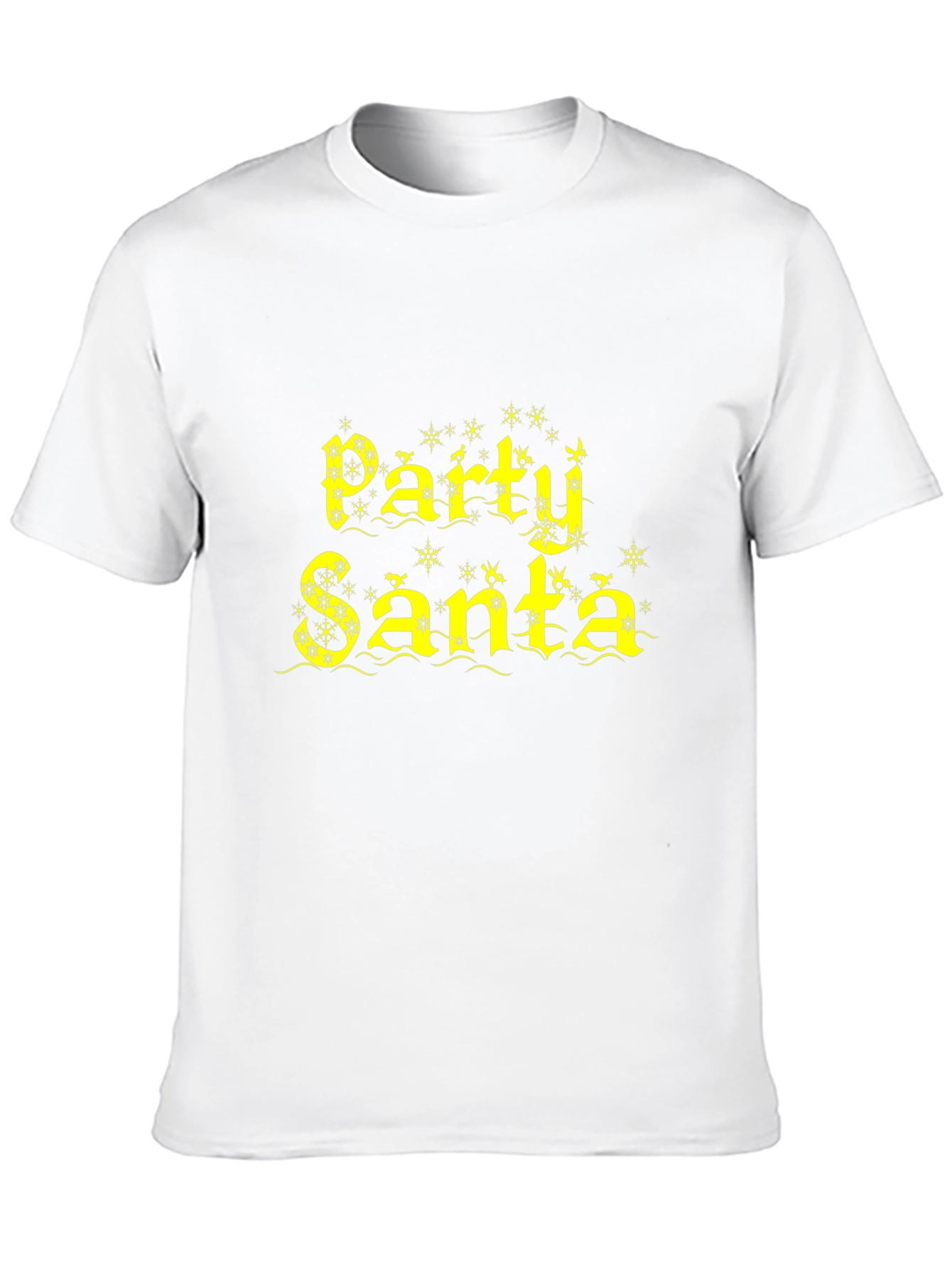 Party Santa Graphic Tee - Festive Holiday Apparel