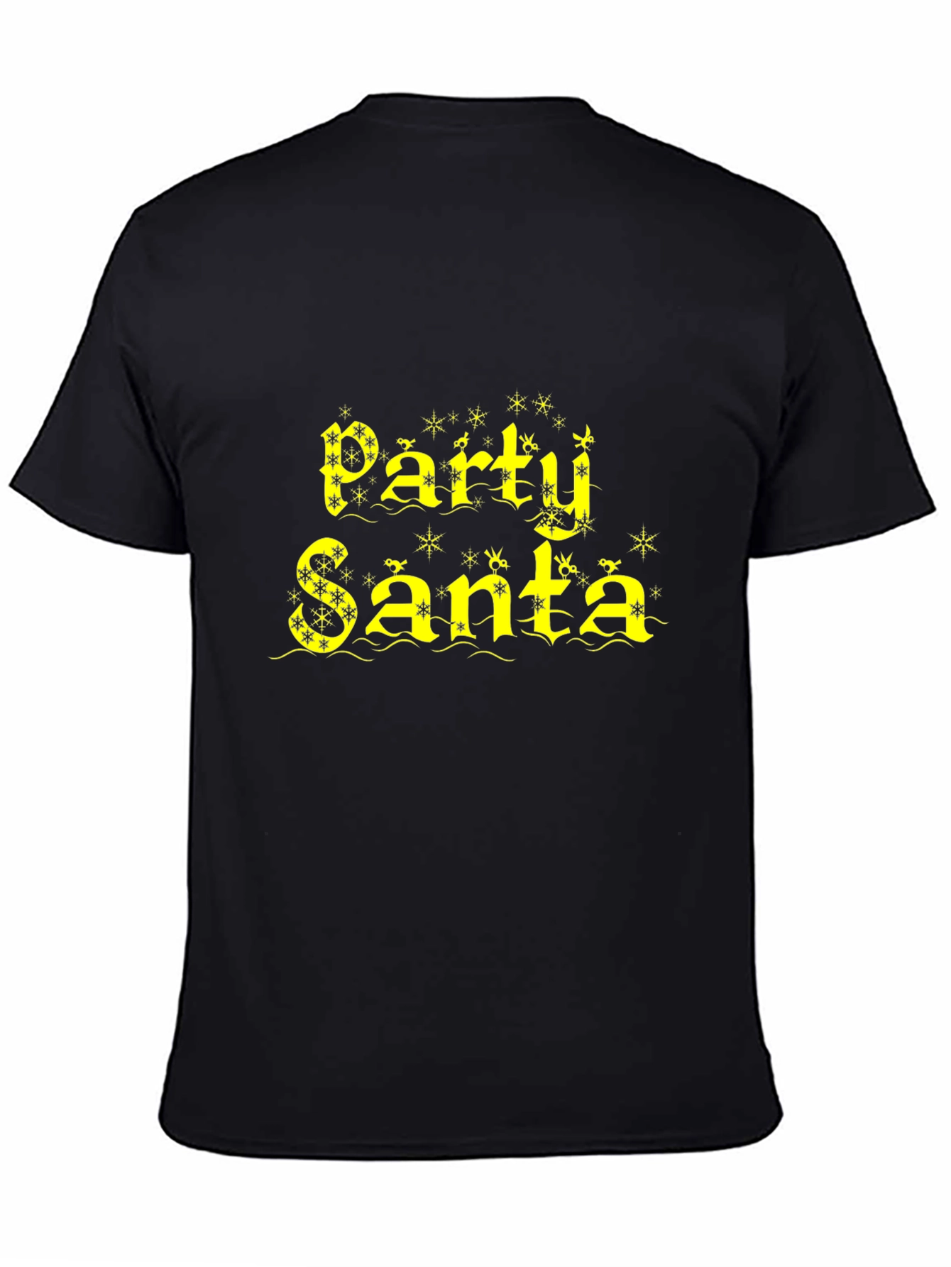 Party Santa Graphic Tee - Festive Holiday Apparel