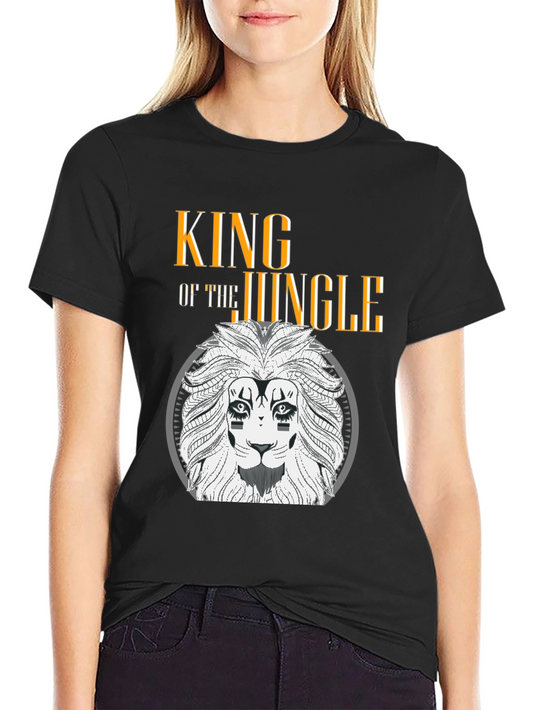 King of the Jungle Lion Graphic Tee