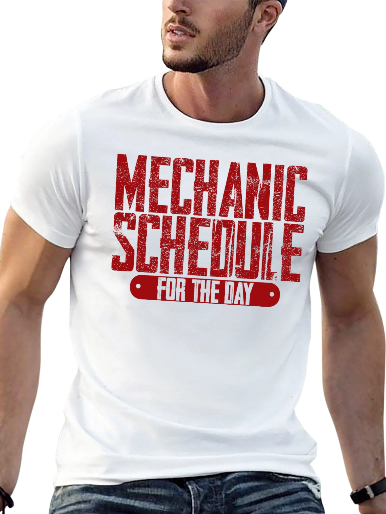 Mechanic Schedule Black T-Shirt