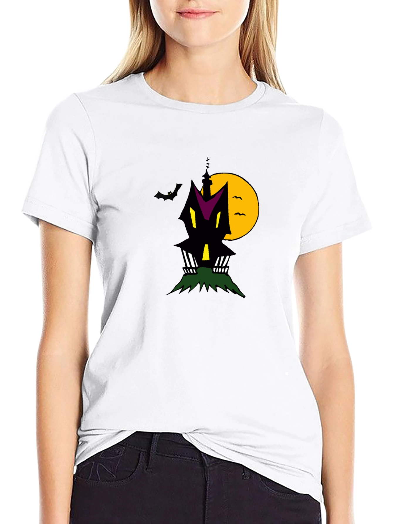 Haunted House Halloween T-Shirt - Spooky Season