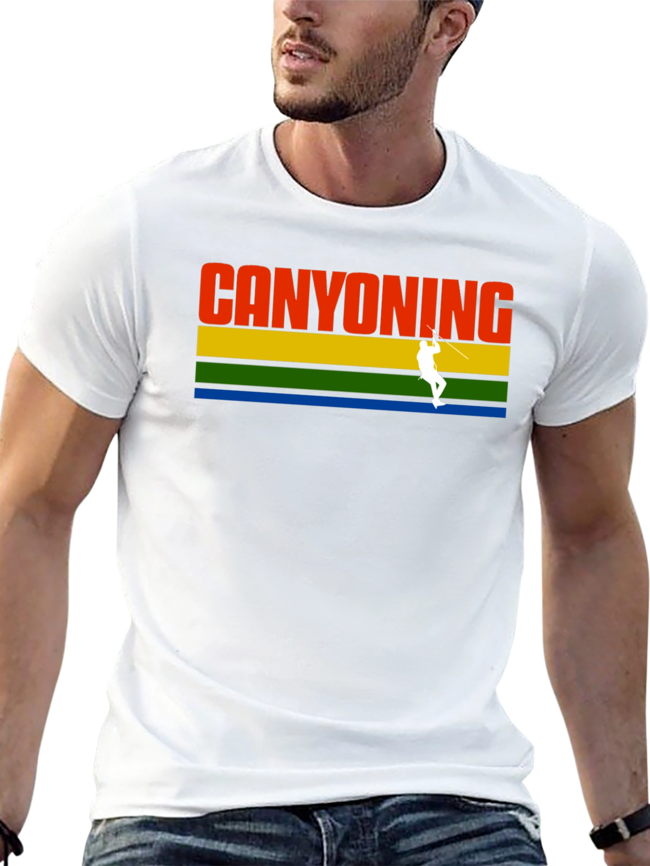 Canyoning Adventure T-Shirt - Black