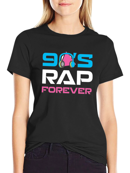 90s Rap Forever Graphic Tee - Retro Music T-Shirt