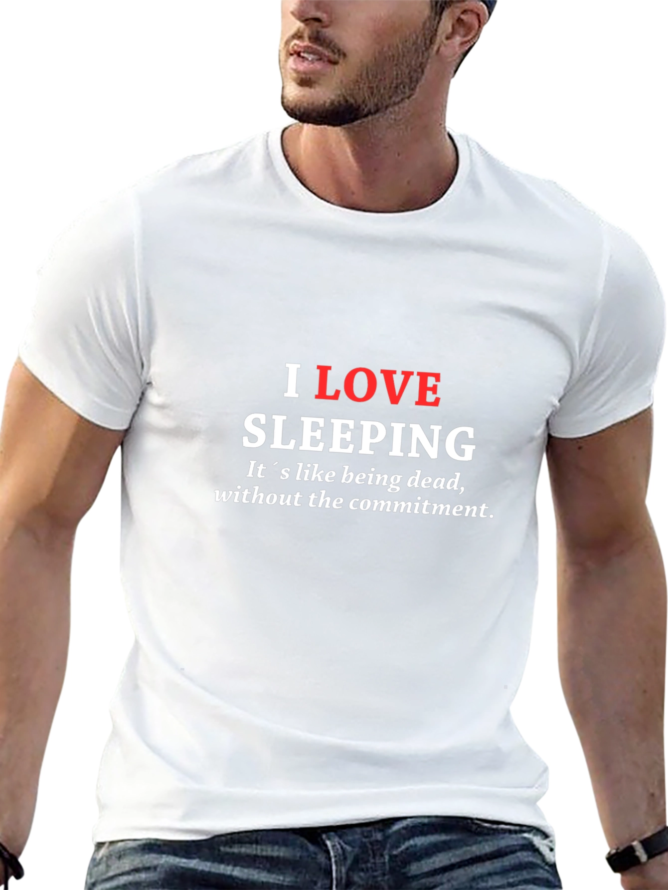 I Love Sleeping Funny T-Shirt - Unisex Comfort