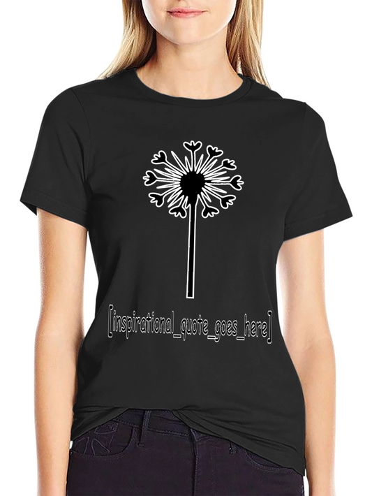 Dandelion Graphic Tee - Soft Cotton Blend