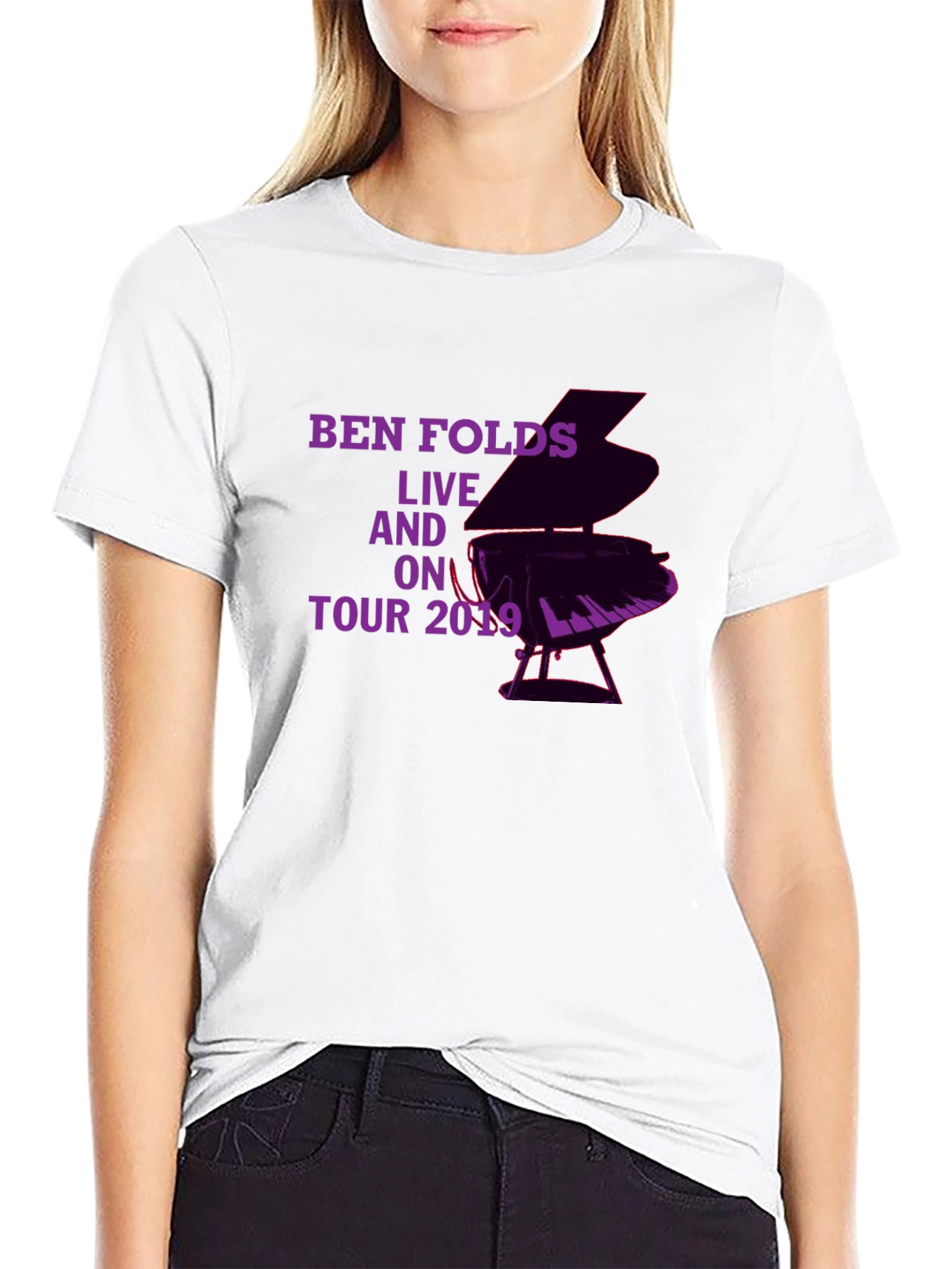 Ben Folds Live On Tour 2019 Black T-Shirt