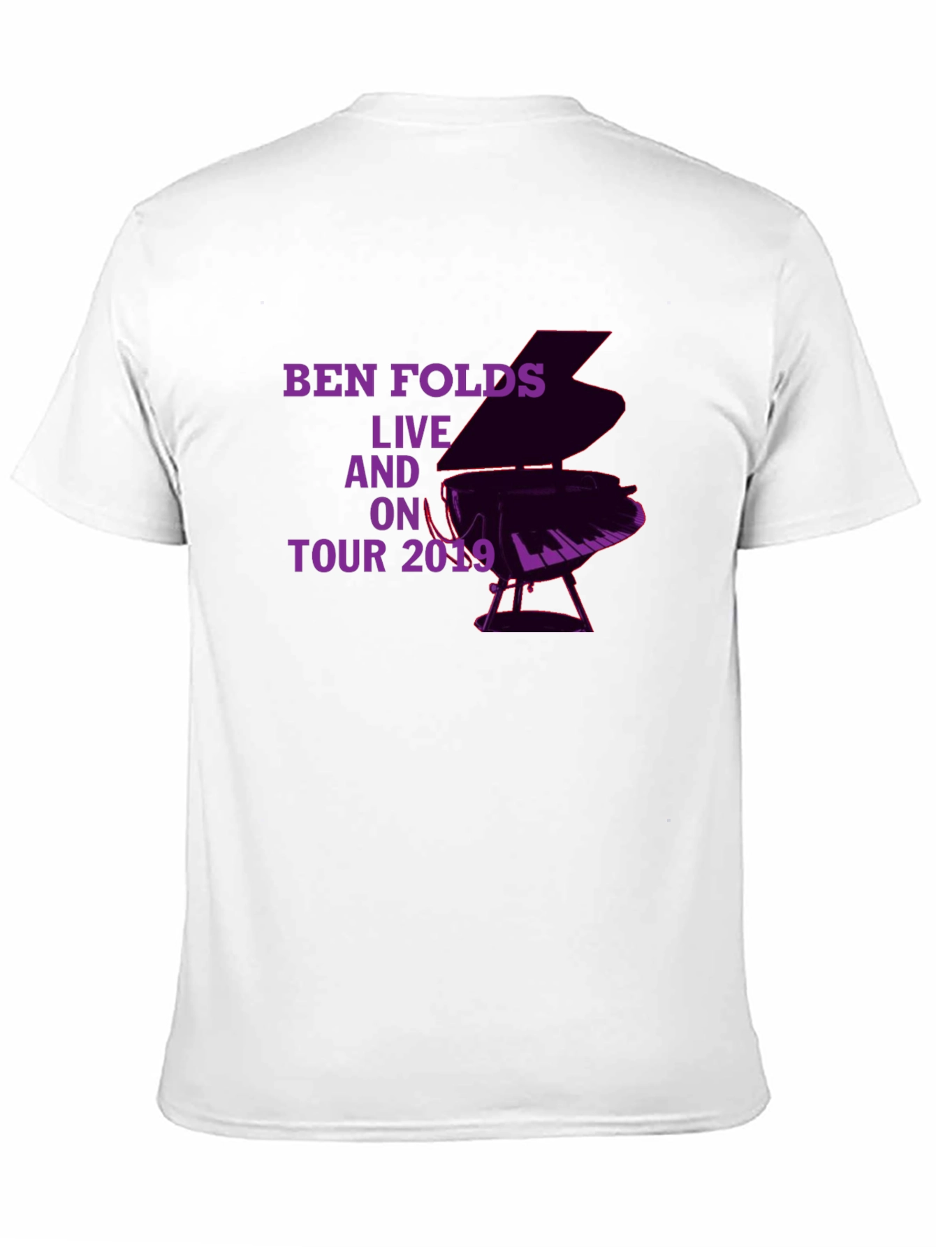 Ben Folds Live On Tour 2019 Black T-Shirt