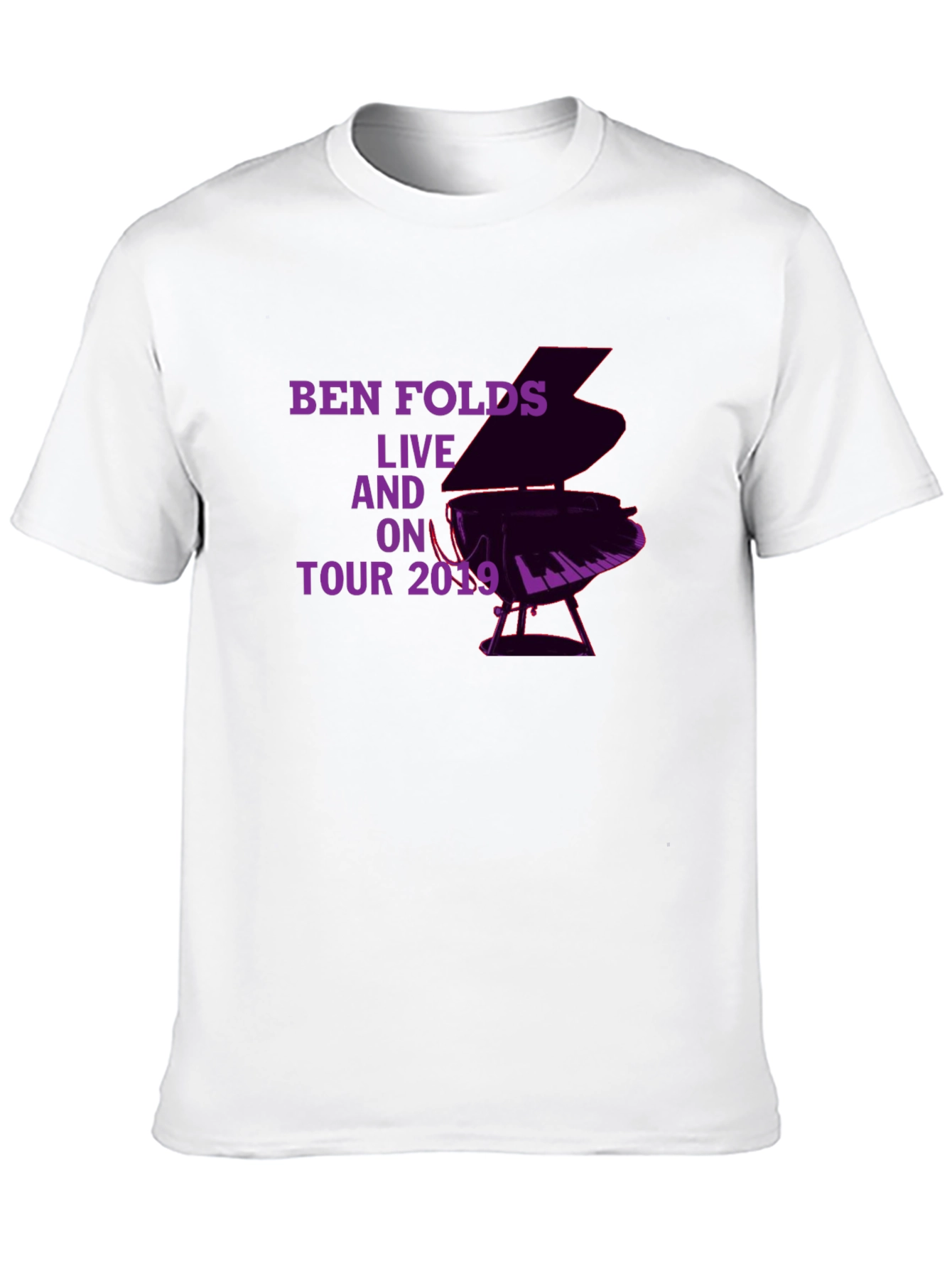 Ben Folds Live On Tour 2019 Black T-Shirt