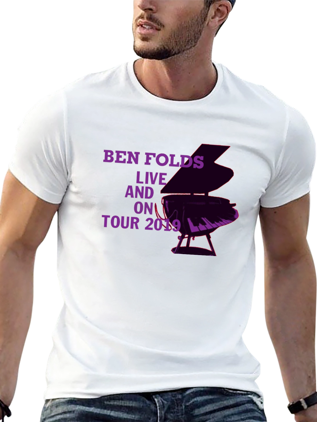 Ben Folds Live On Tour 2019 Black T-Shirt